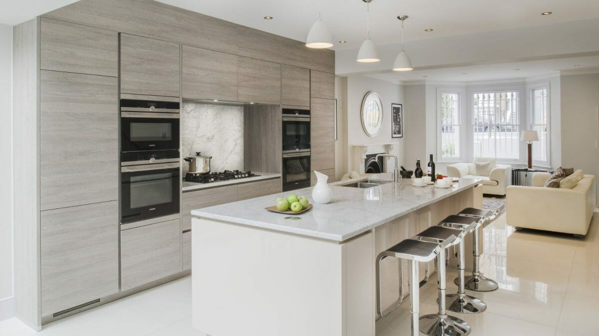 Oak Kitchen with Island