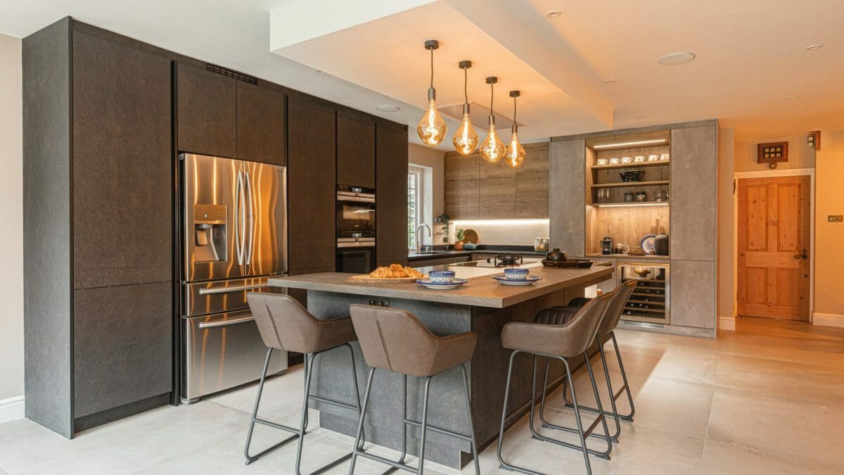 Dark Dramatic Kitchen