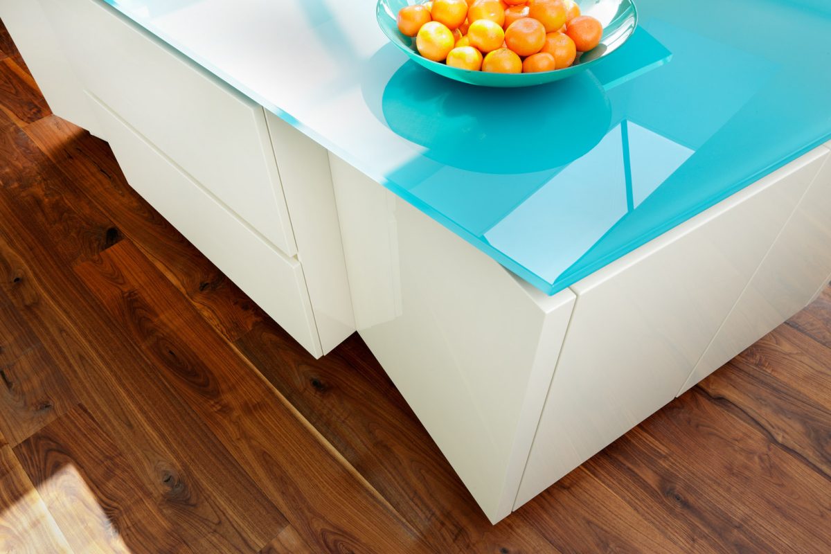 Glass Kitchen Worktop